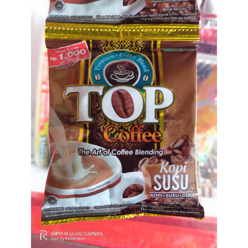 

Top kopi susu gula, top kopi original