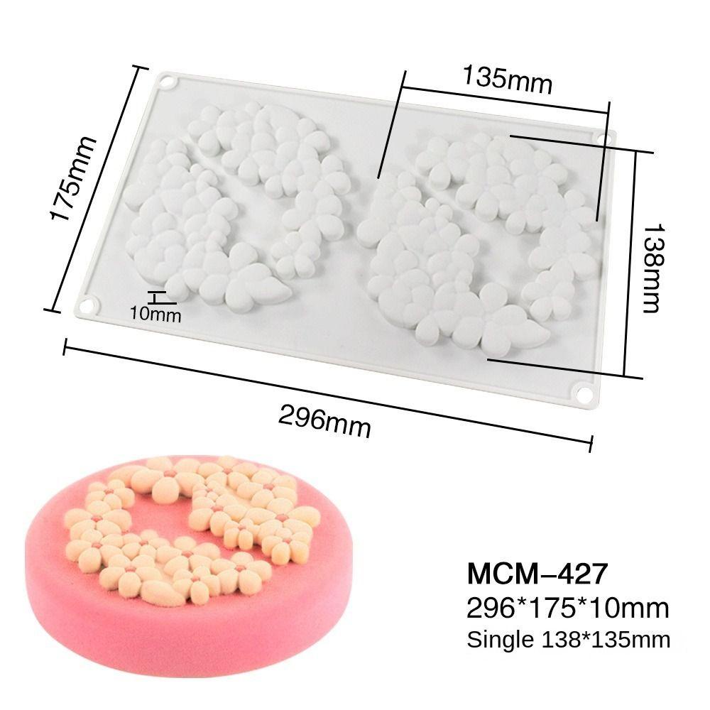 Populer 3D Bunga Dekorasi DIY Clay Tools Handmade Mousse Mold