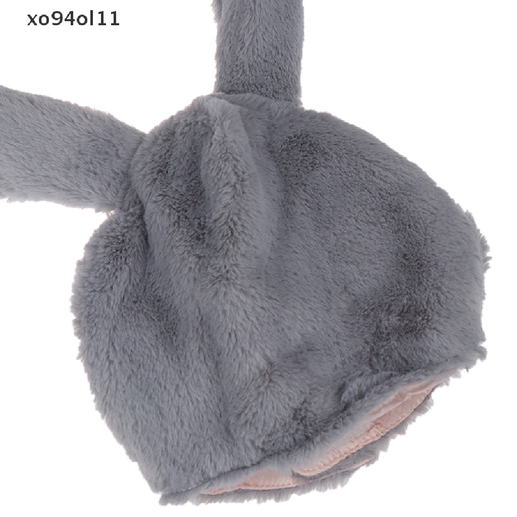 Xo Topi Gadis Lucu Plush Rabbit Bunny Ears Hat Earflap Cap Penghangat Kepala Perlengkapan Foto OL