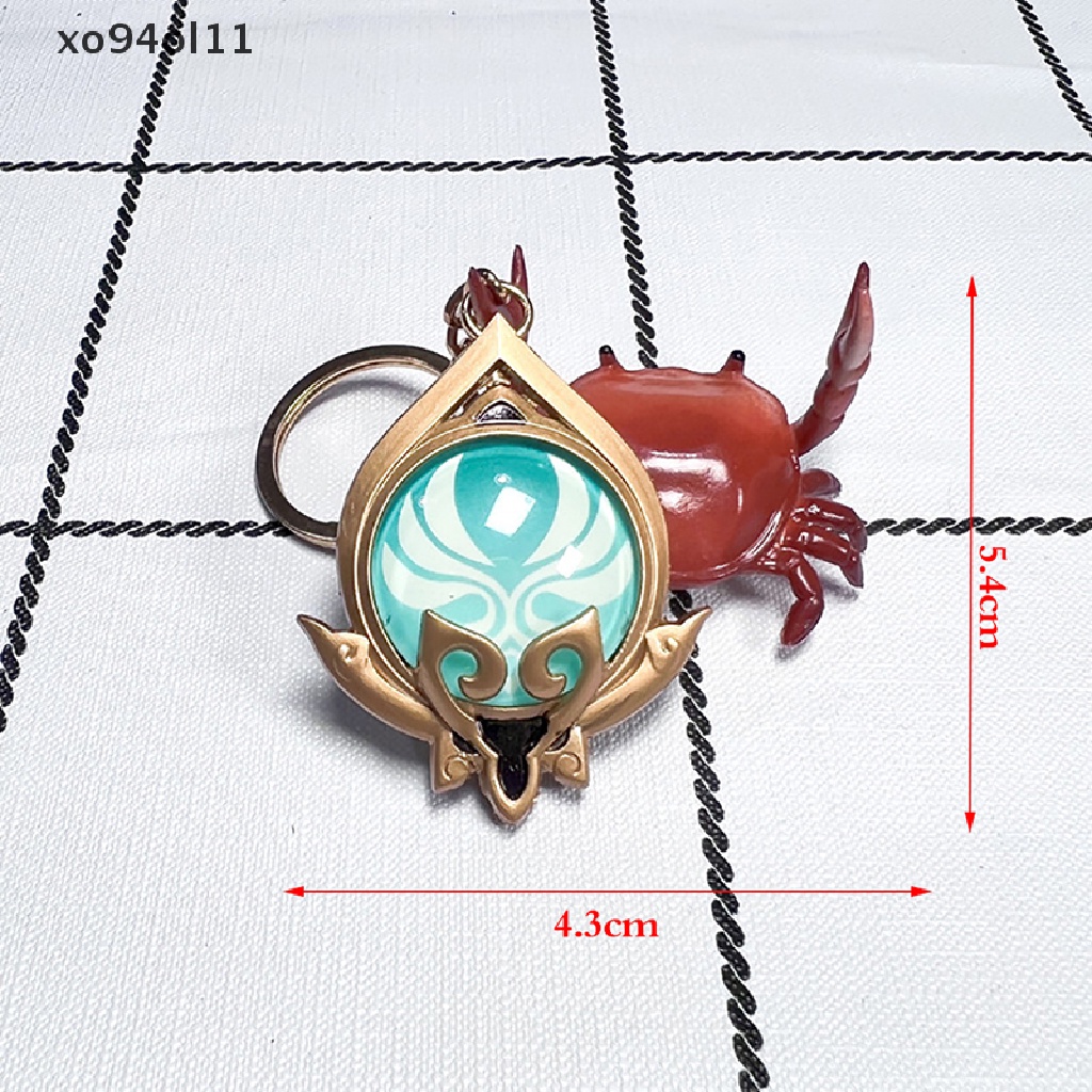 Xo Gantungan Kunci Anime Genshin Impact Vision Element God's Eye Untuk Pria Gantungan Kunci Mobil Aksesoris Wanita Lucu Tas Liontin Key Ring Hadiah OL