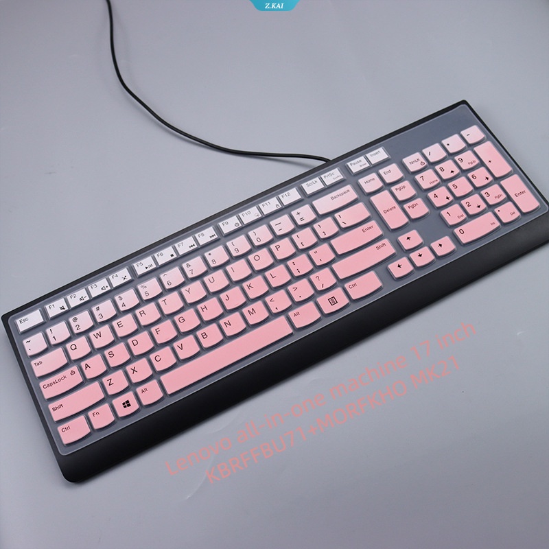 Pelindung Keyboard Laptop Silikon Anti Air Dan Debu Untuk Lenovo Mesin Serba-Satu 17inch KBRFFBU71+MORFKHO MK21 Full Coverage Keyboard Film [ZK]