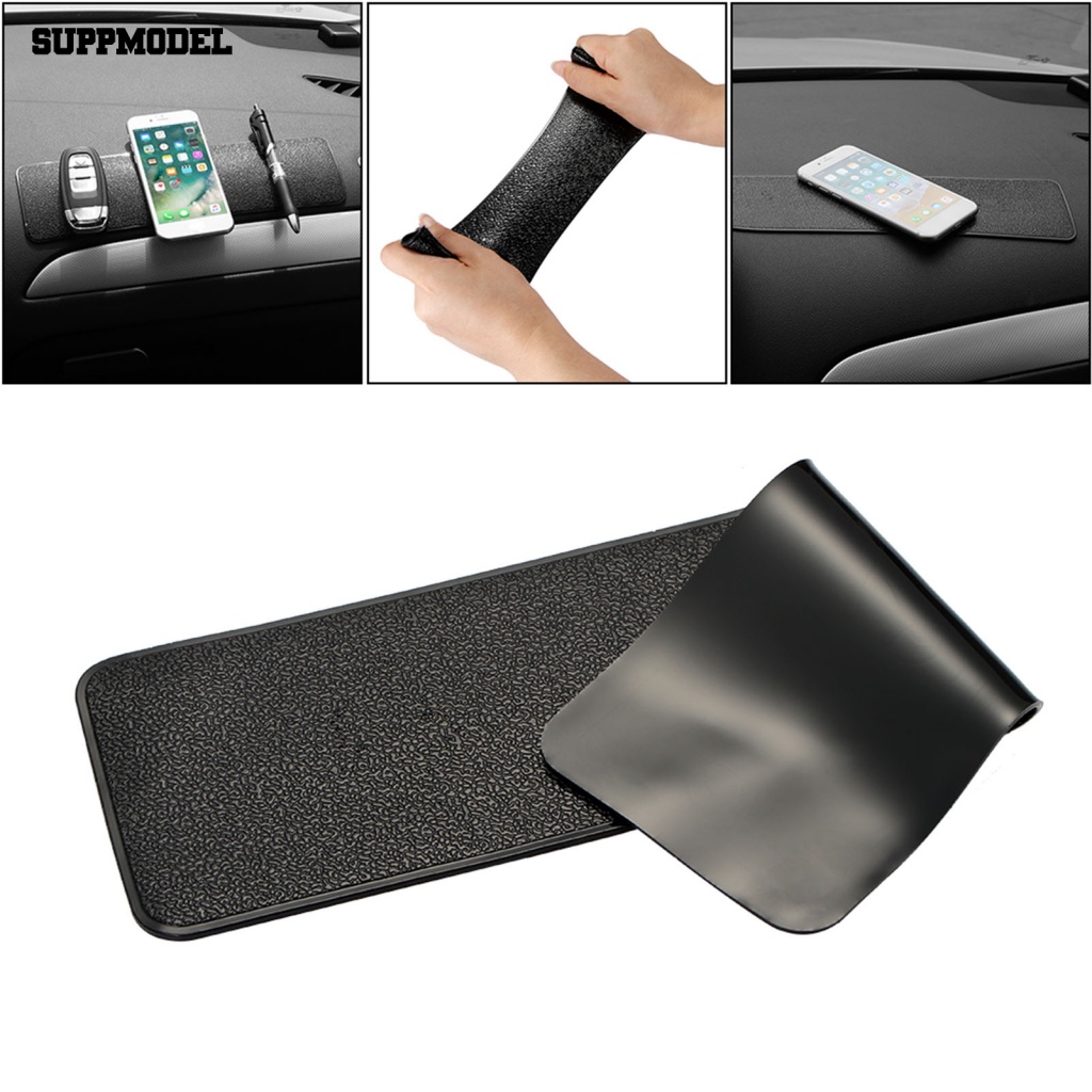 Suppmodel Super Panjang Dashboard Mobil Anti-slip Mat Non-slip Pad Kulit Imitasi Phone Holder Aksesoris Kendaraan