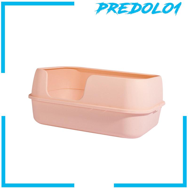 [Predolo1] Cat Litter Box Semi Open Tray Untuk Kucing Indoor Pet Kecil