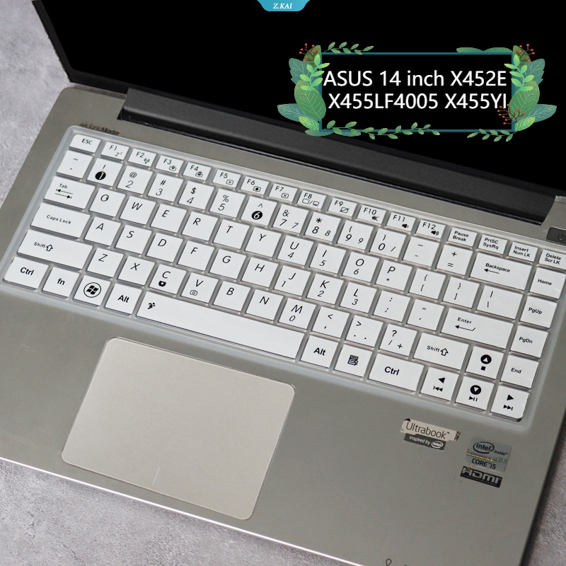 Cover Keyboard Laptop Untuk Model ASUS 14inch X452E X455LF4005 X455YI Silikon Anti Air Pelindung Kulit Penutup Debu Laptop [ZK]