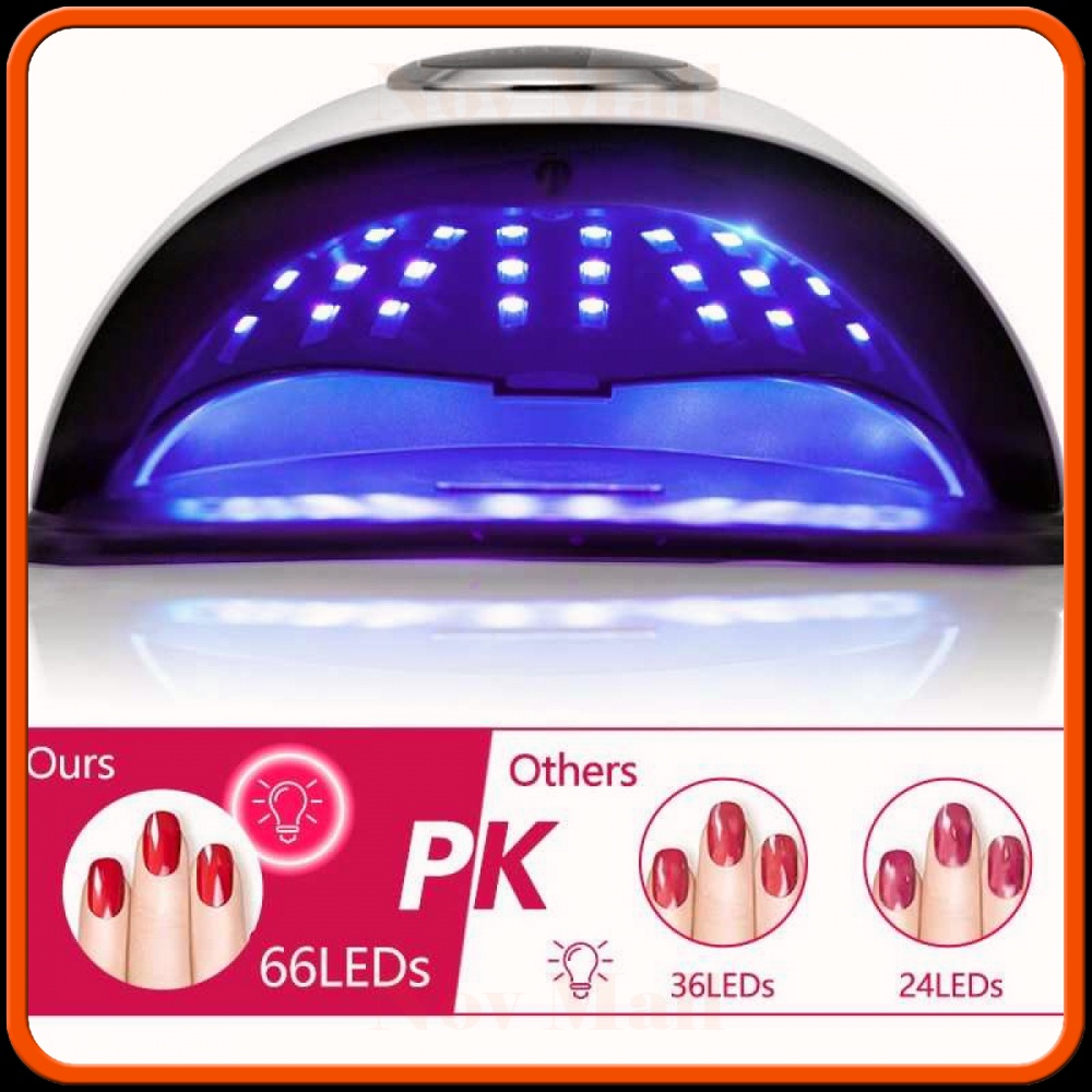 Pengering Kutek UV Lamp Nail Dryer Sensor with LCD Display - X11 MAX