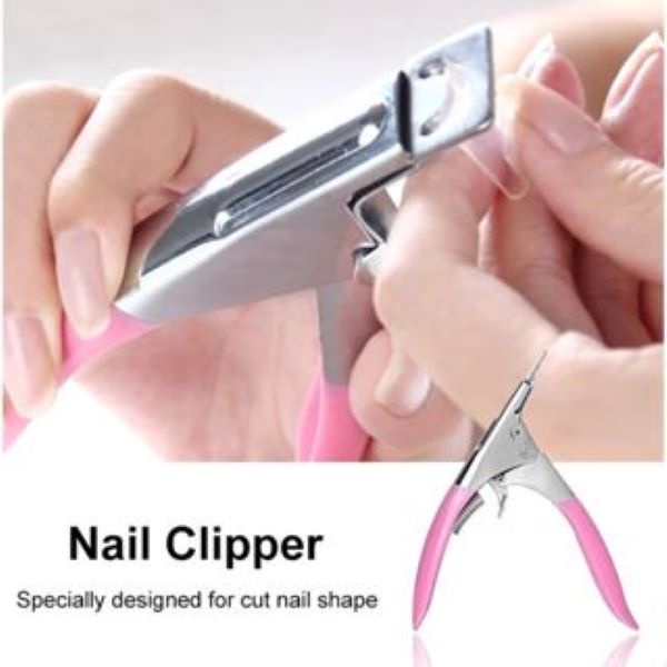 Gunting Kuku Palsu Manicure Edge Clipper Cutter Soligen Stainless Steel S847