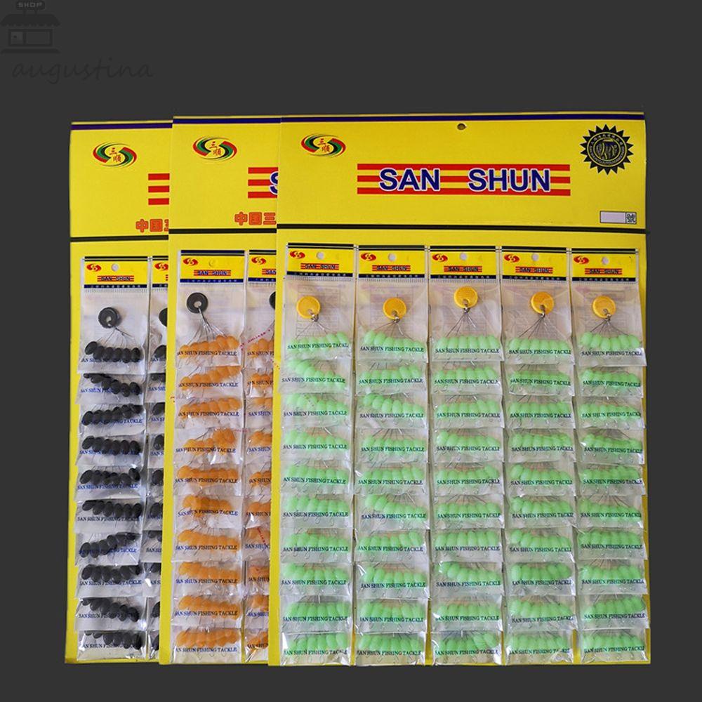 Agustinina Mancing Space Beans Fishing Tackle 300 Pcs Oval Stopper Pelampung Bola Floating Beans S M L Mancing Bobber