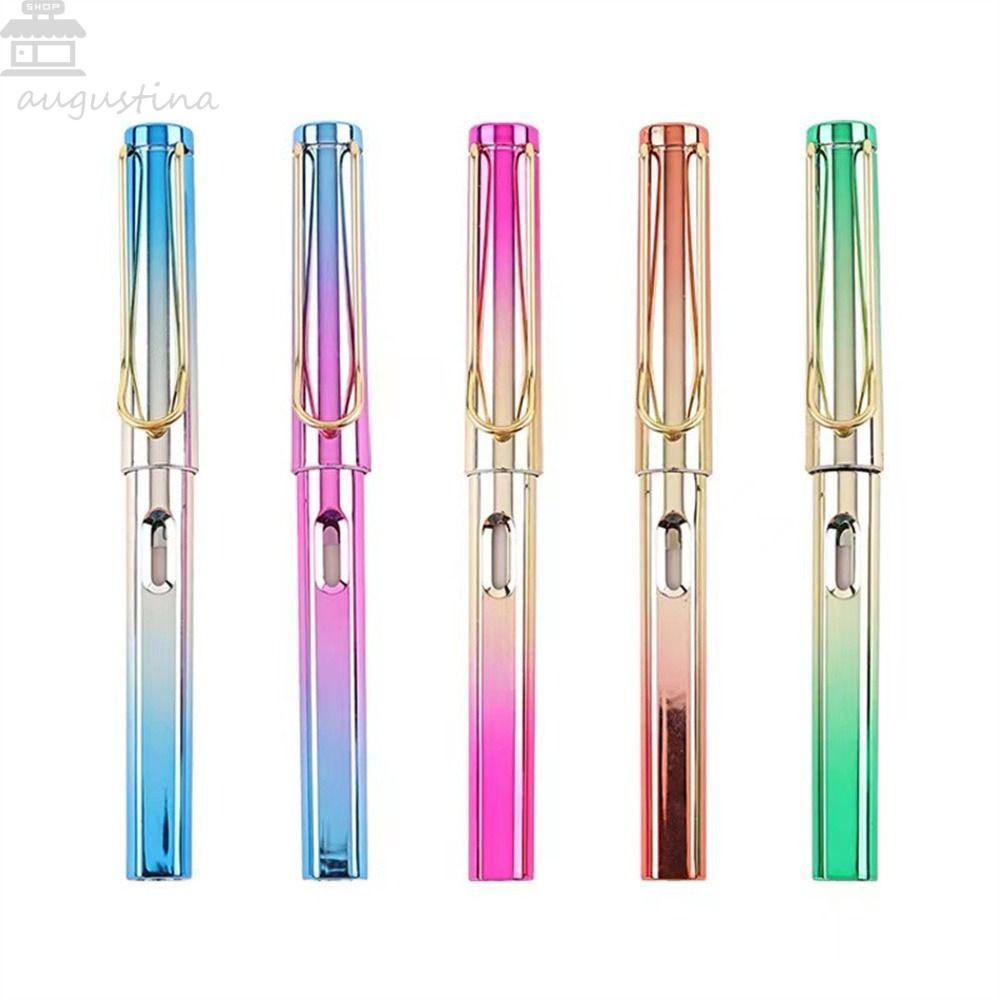 Agustinina Eternal Pencil Stationery Teknologi Lukis Tulisan Warna Warni Novelty Everlasting Pencil