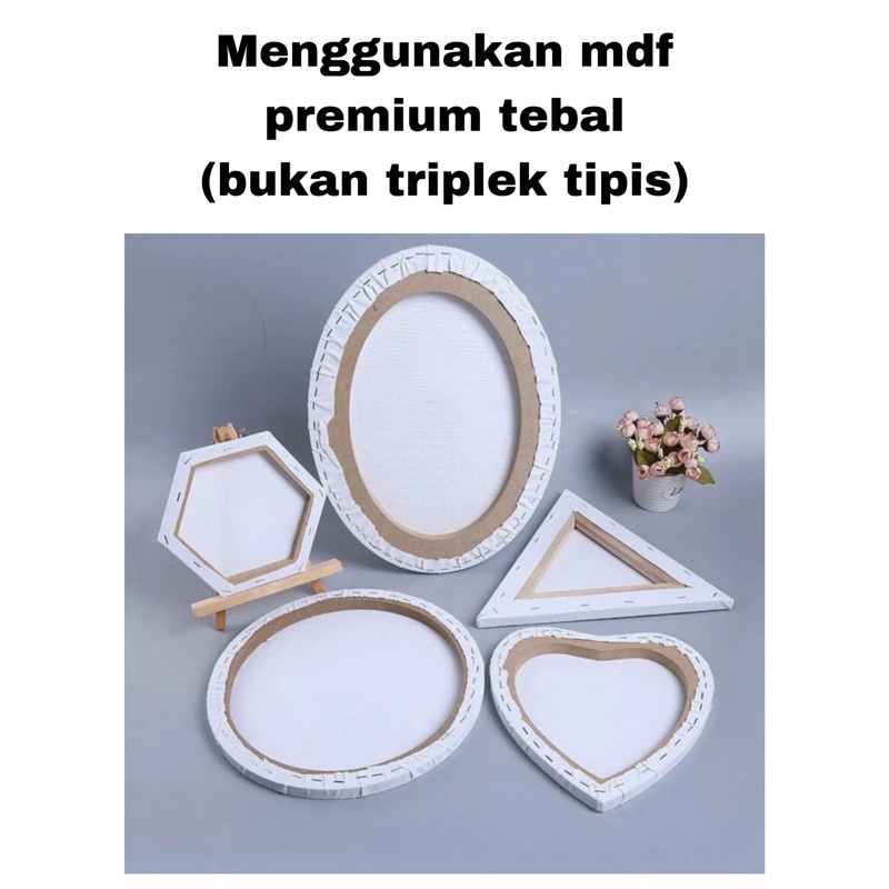 

kanvas lukis media lukis bulat kotak love prisma