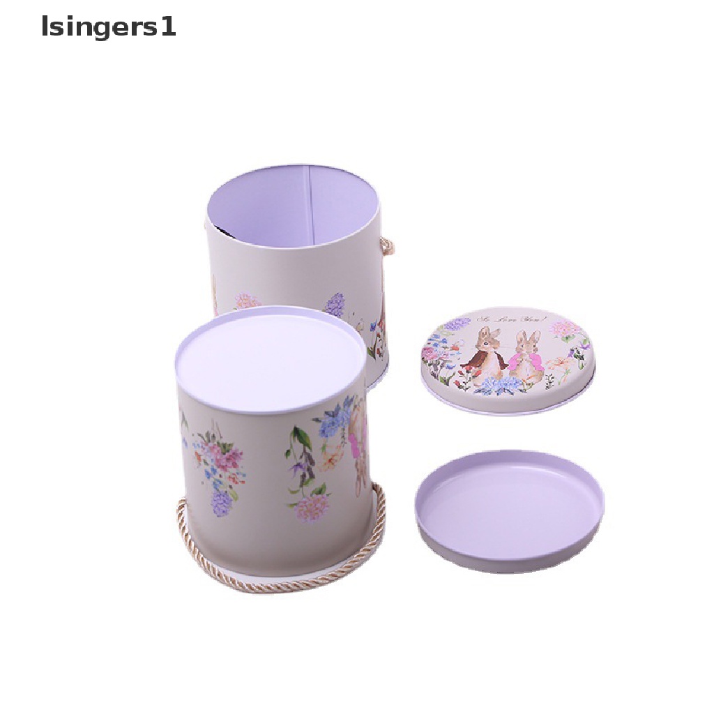 [lsingers1] White Rabbit Toffee Carry Box Vintage Koper Penyimpanan Tin Metal Candy Box Butik