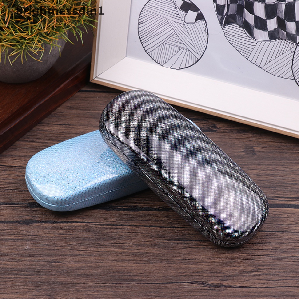 [Brightnessdin1] 1pc Compression PU Leather Myopia Glasses Case Peluru Gesper Kotak Kotak Penyimpanan Butik