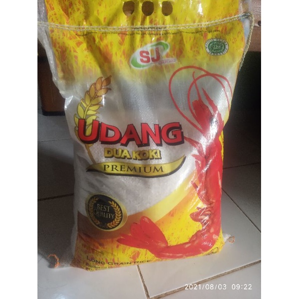 

Beras SJ Premium Udang Dua Koki 1kg Eceran