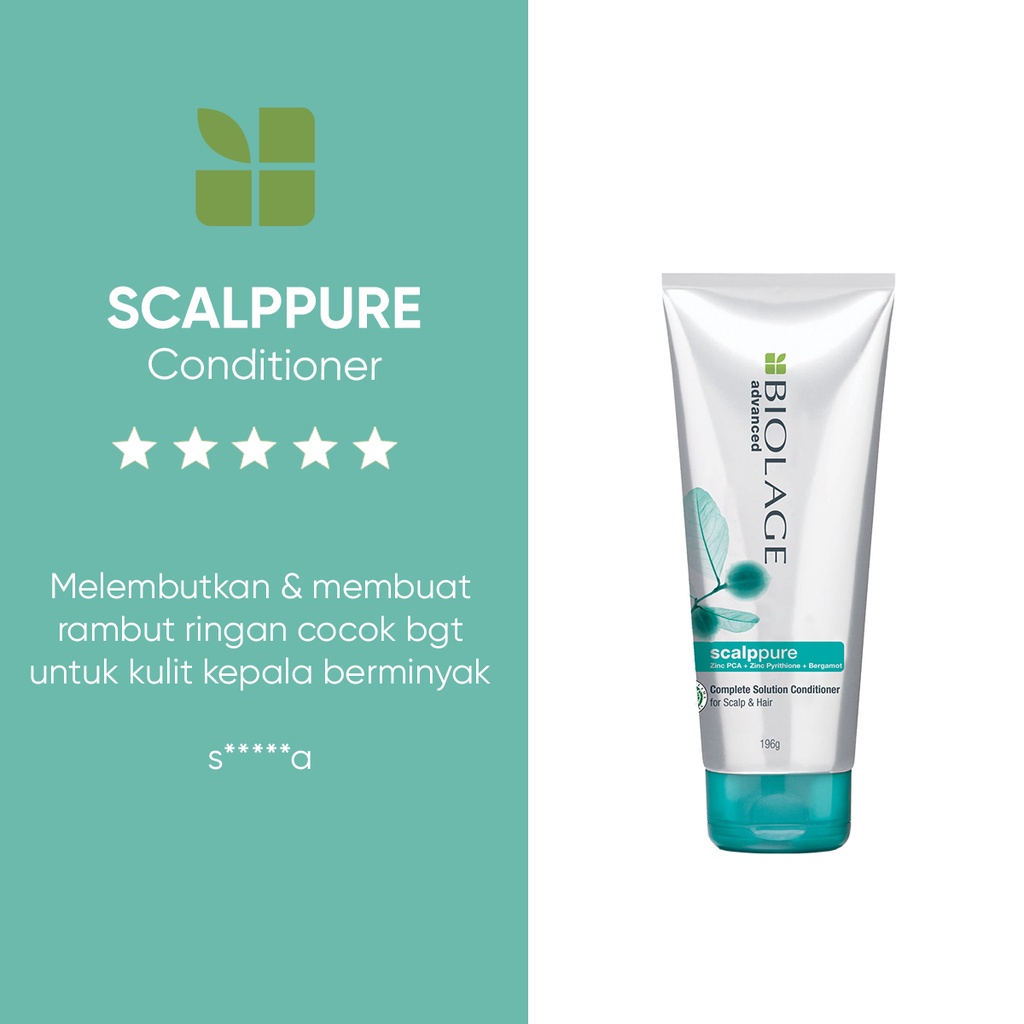 Biolage Indonesia Scalppure Conditioner 196gr - Kondisioner Professional Perawatan Kulit Kepala