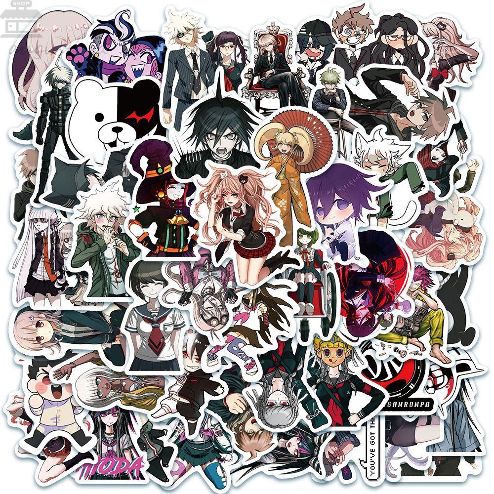Agustina Danganronpa Stiker DIY Scrapbooking Mainan Anak Laptop Perekat Diri Kartun Ponsel Dekorasi Graffiti Stiker