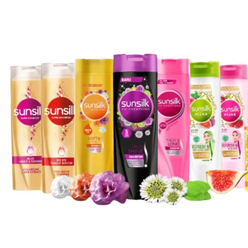 ✨LACIKOSME✨ SUNSILK SHAMPOO SOFT &amp; SMOOTH - BLACK SHINE ANTI KETOMBE HIJAB BPOM