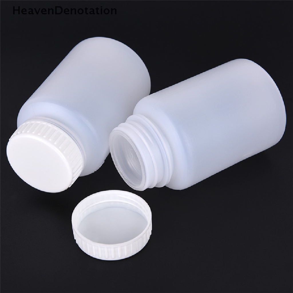 [HeavenDenotation] Botol sample Reagen Penyimpanan Kimia Bentuk Silinder Plastik Bening 100ml HDV