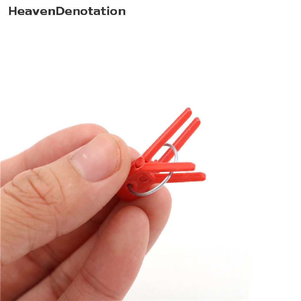 [HeavenDenotation] 100pcs Klip grafg Plastik Kebun Sayur s Datar Dan Bulat HDV