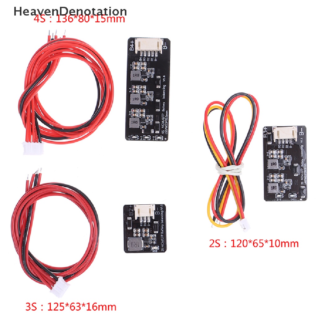 [HeavenDenotation] 2s 3S 4S Papan Penyeimbang Aktif 1.2A Lifepo4 Li-ion Transfer Energi Equalizer HDV