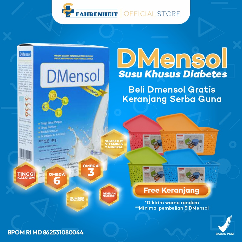 

Beli 5 Susu Diabetes Dmensol Free Keranjang by Fahrenheit