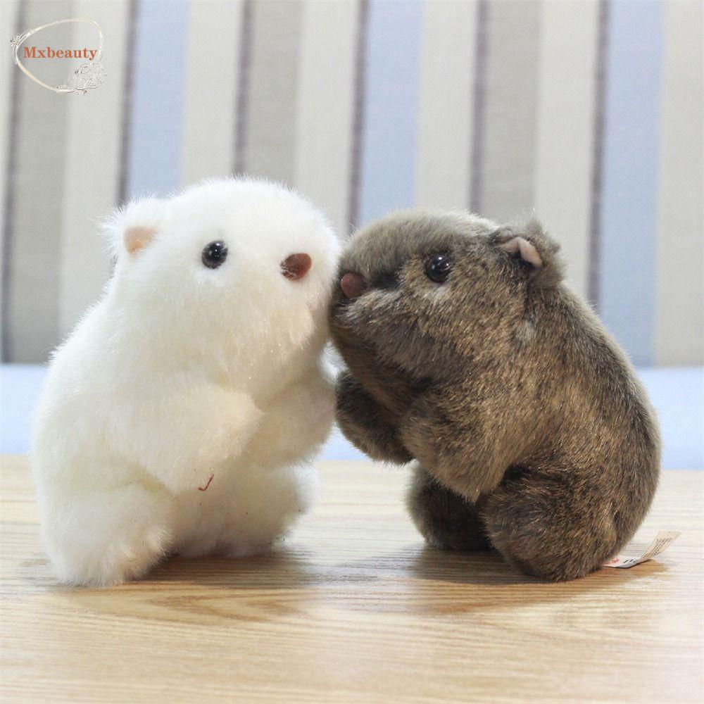 MXBEAUTY Guinea Pig Plush Home Decor Soft Simulation Mouse Stuffed Animal Wild Animal Kids Gifts Mouse Plush Toys