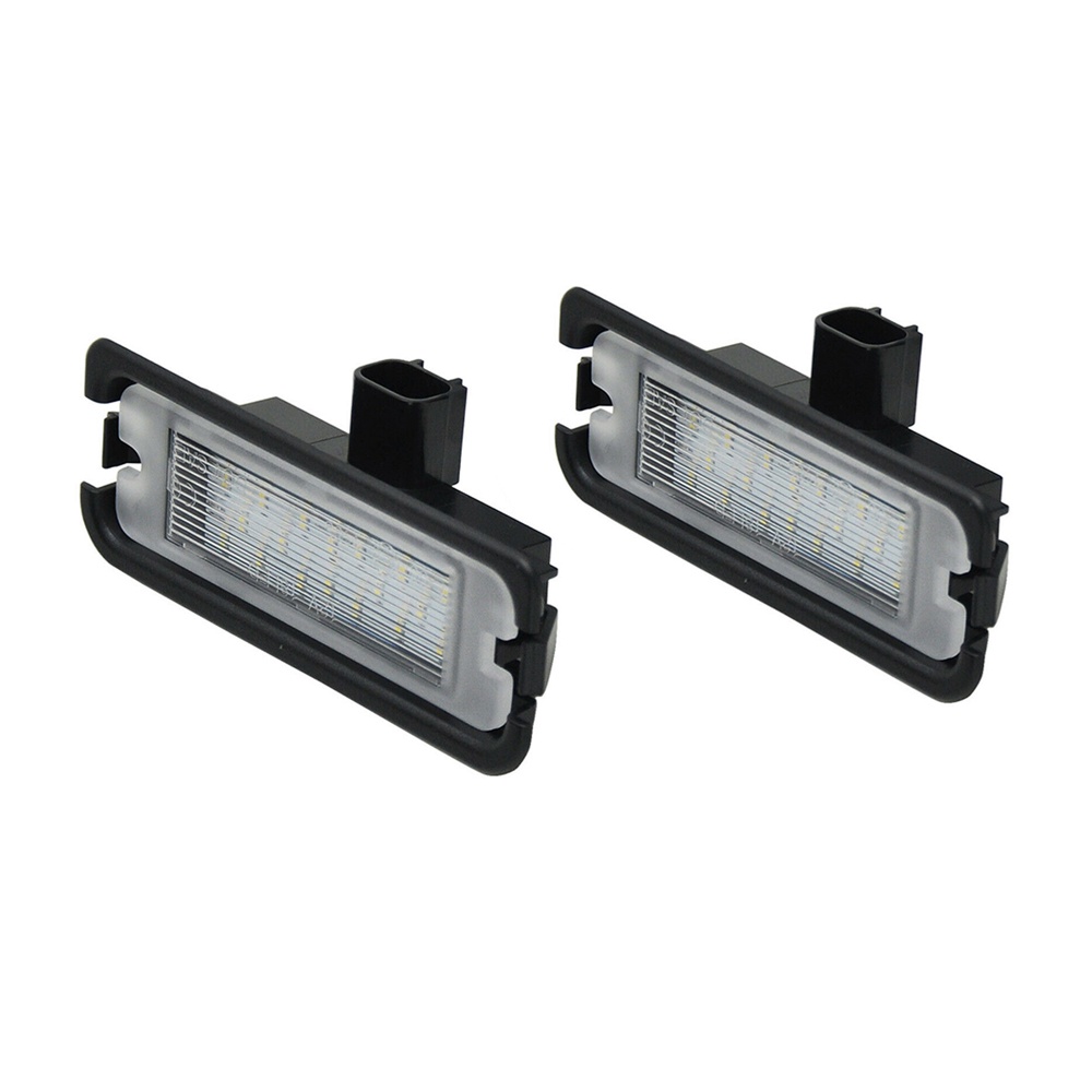 2pcs Lampu Plat Nomor LED Putih Kecerahan Tinggi Lampu Plat Nomor Untuk Ford Mustang 2015-2019