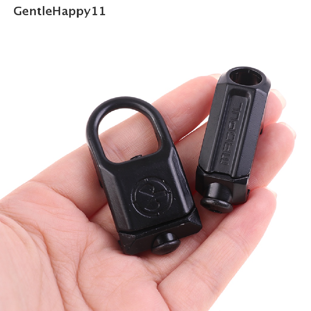 Gentlehappy Quick Detach Metal RSA-GBB Buckle Strap Sambungan Sling Adapter Pas Rel id