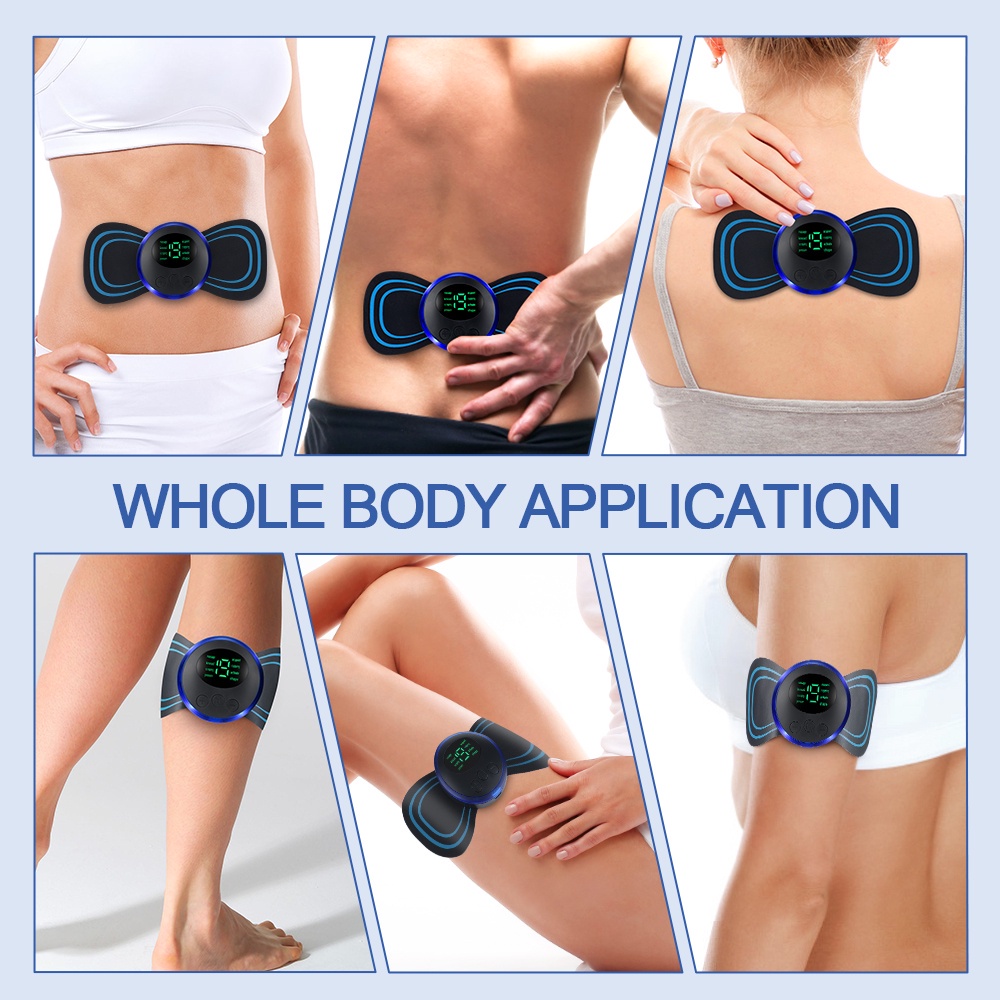 EMS Neck Massager Akupuntur Alat Pijat Leher Elektrik