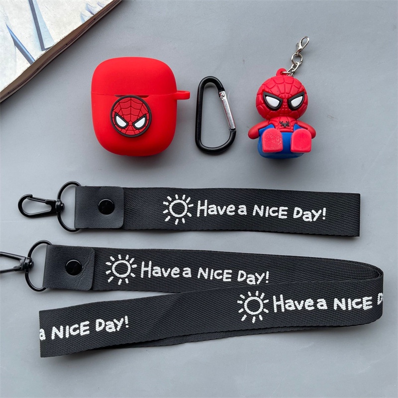 Jbl TUNE FLEX Wireless Bluetooth Earphone Pelindung Case Silikon Kartun Batman Spider Man Anti Jatuh Soft Case