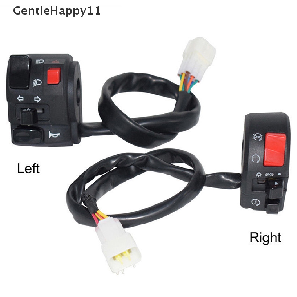 Gentlehappy Tombol Klakson Motor7Per8 &quot;Lampu Kabut Sein Start Stang Control Switch  Id