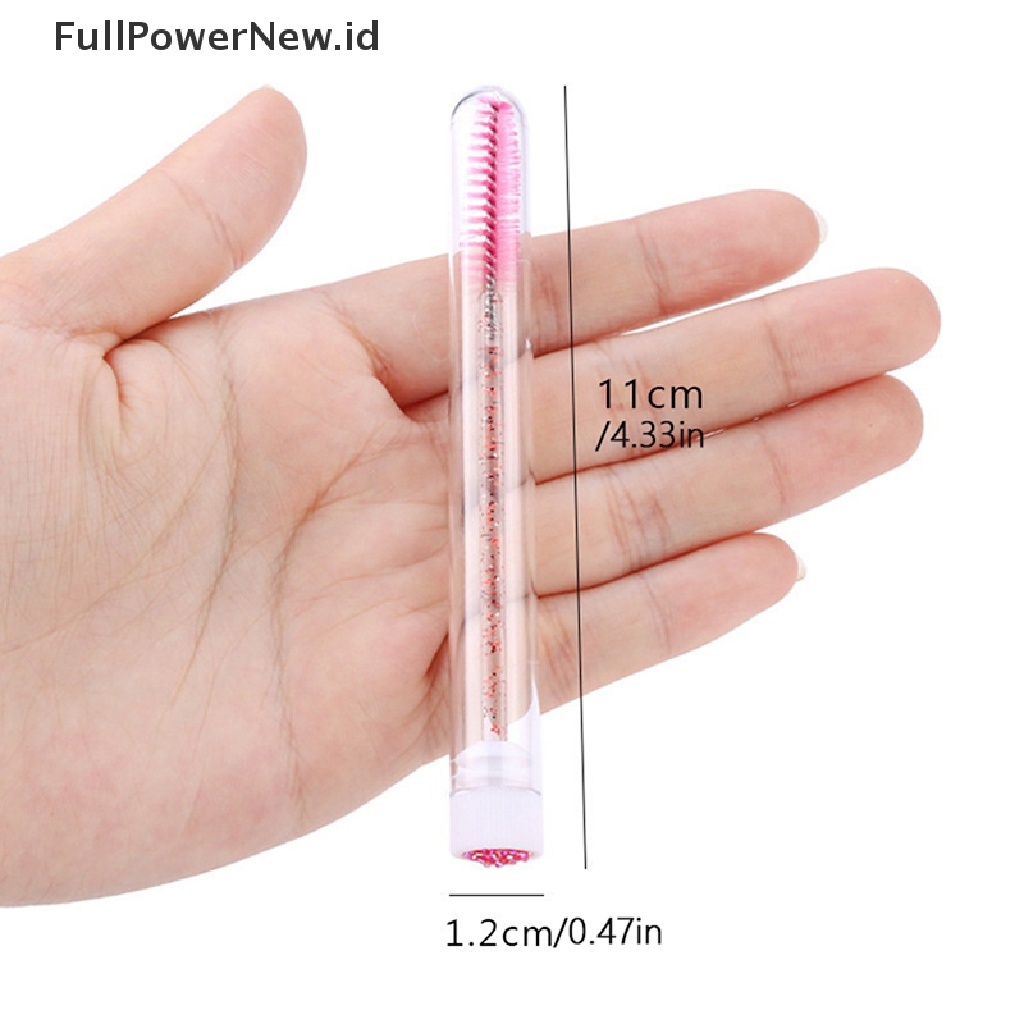 Power 5Pcs Sikat Bulu Mata Sekali Pakai Aplikator Extension Maskara Wands/Tabung Plastik ID