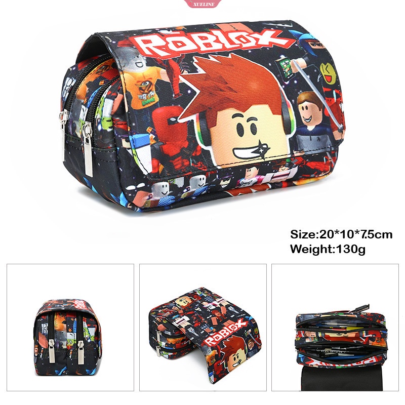 High Quality Tas Kartun Anak back to school Perlengkapan Kosmetik Anak Laki-Laki Perempuan stationary kids Roblox pencil case bags [ZXL]