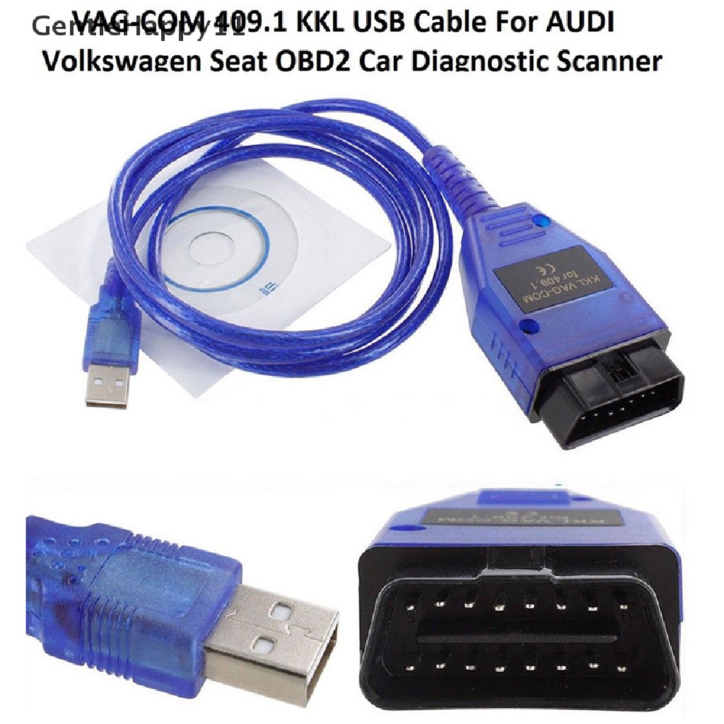 Gentlehappy Kabel USB KKL 409.1 OBD II OBD Diagnostic Scanner Untuk Mobil id