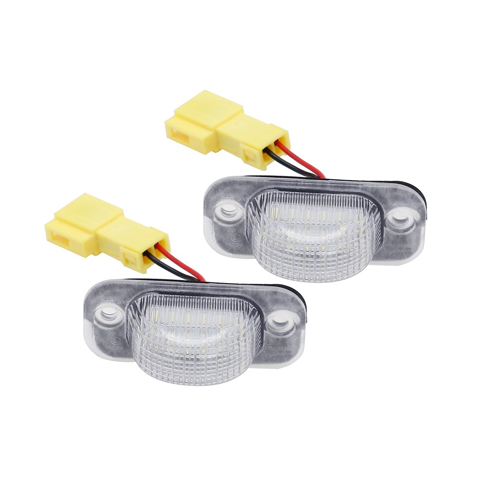 2pcs Lampu Plat Nomor Plat LED Putih Kecerahan Tinggi Untuk VW Golf2 83-92 Untuk Jetta2 84-91 Untuk Kursi Toledo I 91-99