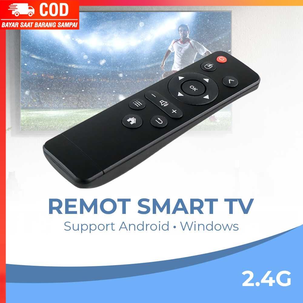 ( 100% BARANG ORI ) Remot Smart TV Box Proyektor Mouse Support Android Windows USB 2.4G - CR7