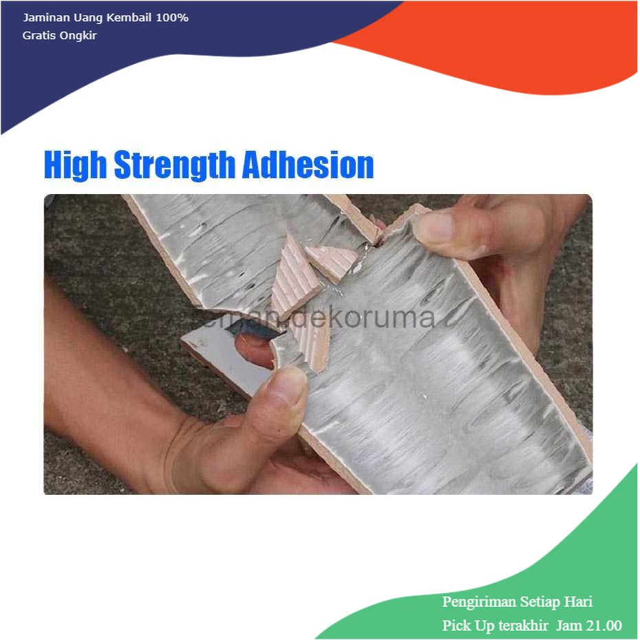 TD - RTG Lakban Aluminium Foil Waterproof Adhesive 10 cm x 5 m - LS549