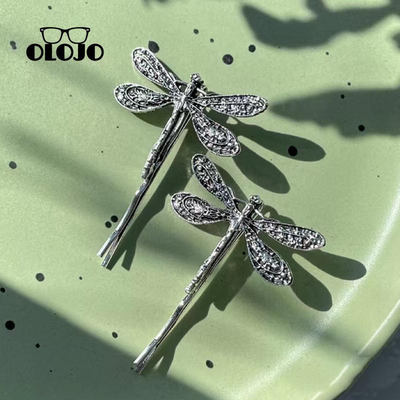 【COD】 Jepit rambut capung Aksesori Rambut Manis Dragonfly Hair Clip Messy Beauty Vintage Hairpin