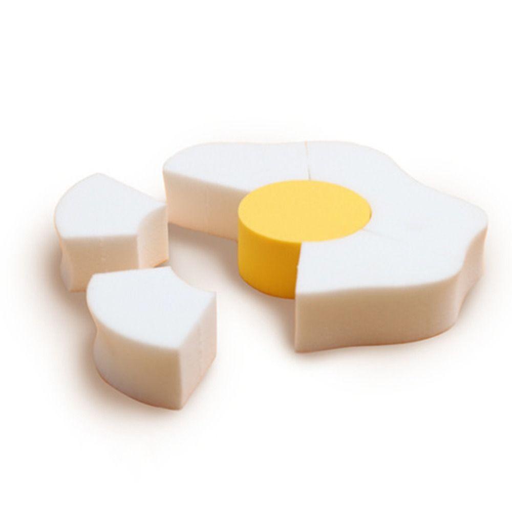 Needway Puff Kosmetik Wanita Facial Poached Egg Gift Pemula Blend Puff Foundation Bedak Puff Kering Basah Dual-use Makeup Tools Air Cushion Puff