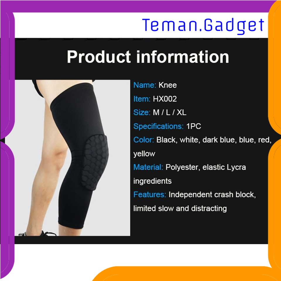 TG - OLR REXCHI Pelindung Lutut Knee Support Pad Braces Olahraga - HX002