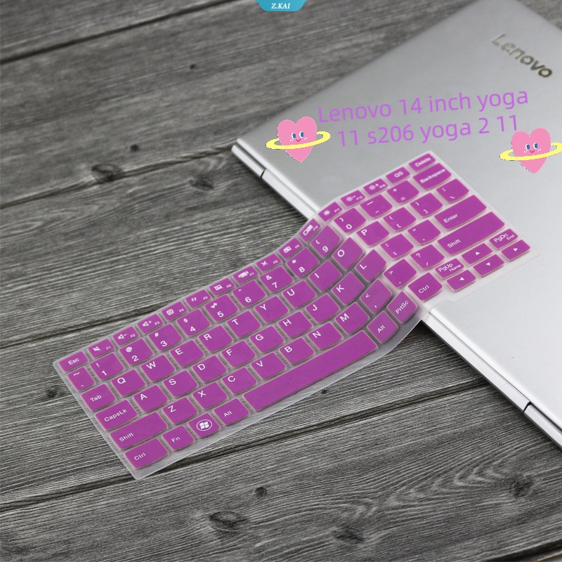 Sarung Keyboard Untuk Lenovo 14inch Yoga11 S206 Yoga2 11 Silikon Pelindung Kulit Film TPU Transparan Film Silicone Cover [ZK]