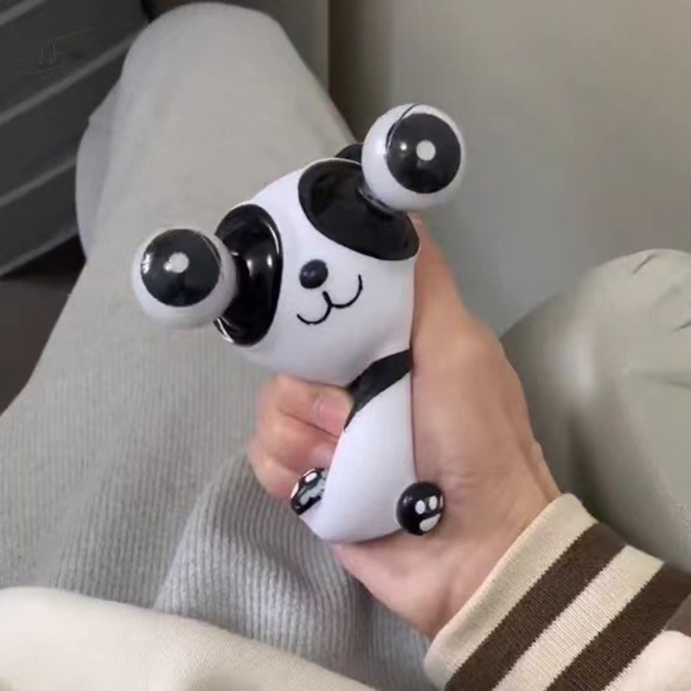 Tiktok Mainan Squishy Penangkap Mata Panda Untuk Anak-Anak Mainan Penghilang Stress Dan Menyenangkan Untuk Anak