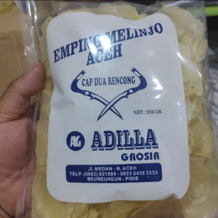 

ARS04 Emping Aceh Kualitas Super Emping Grade A Super Tipis Melinjo 250 gr