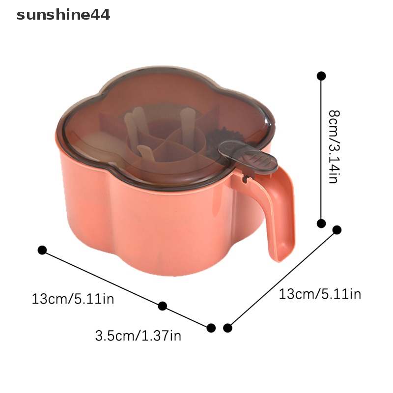 Sunshine Kotak Bumbu Perlengkapan Dapur Penyimpanan Serba Guna Garam Monosodium Seasoning ID