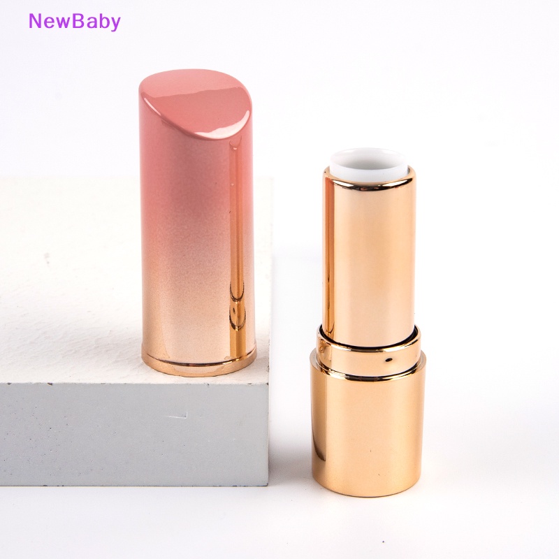 Newbaby Tabung Bibir Peach Powder Color Tabung Kosong Wadah Kosmetik Isi Ulang DIY ID