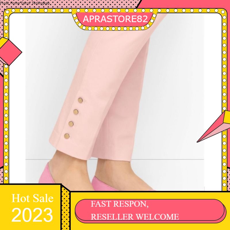 Celana Panjang Wanita Talbots chatham ankle pants button hem