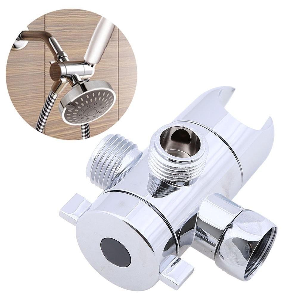 Lanfy Switch Faucet Adapter 3-Way 1PC Kepala Shower Dapur Diverter Separator Katup Keran