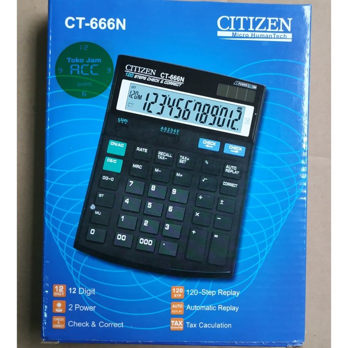 

Kalkulator Citizen CT-666N