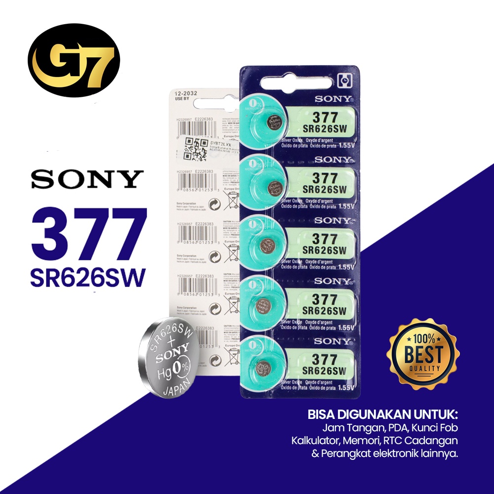 Baterai Jam Tangan Sony Original Asli Tahan Lama Batre Kancing Kecil Untuk Jam Awet