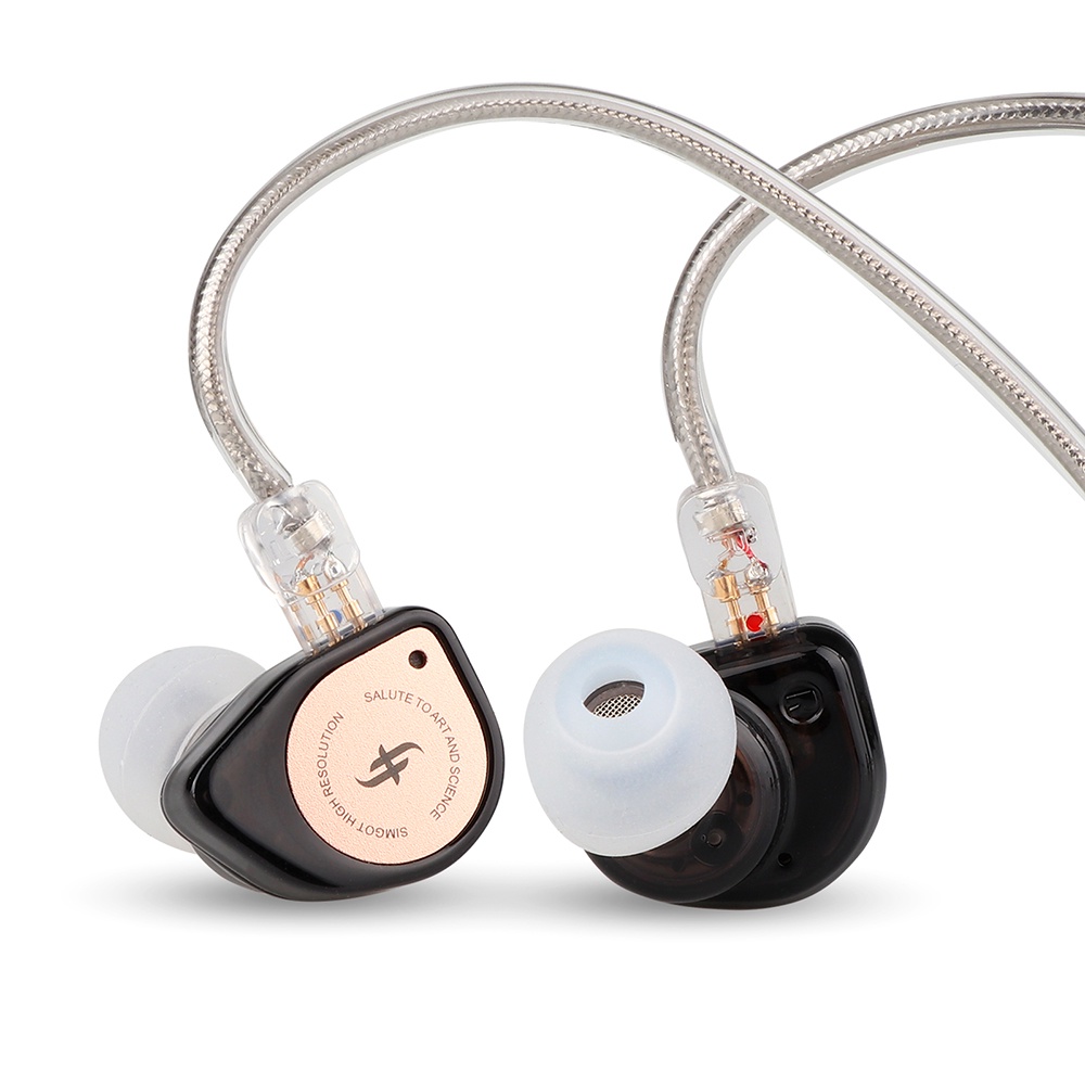 Simgot EW100P 10MM Dual-Cavity Dynamic Driver LCP Diafragma Earphone Kristal Kesetiaan Suara Earphone Untuk Musisi Audiophile EW100