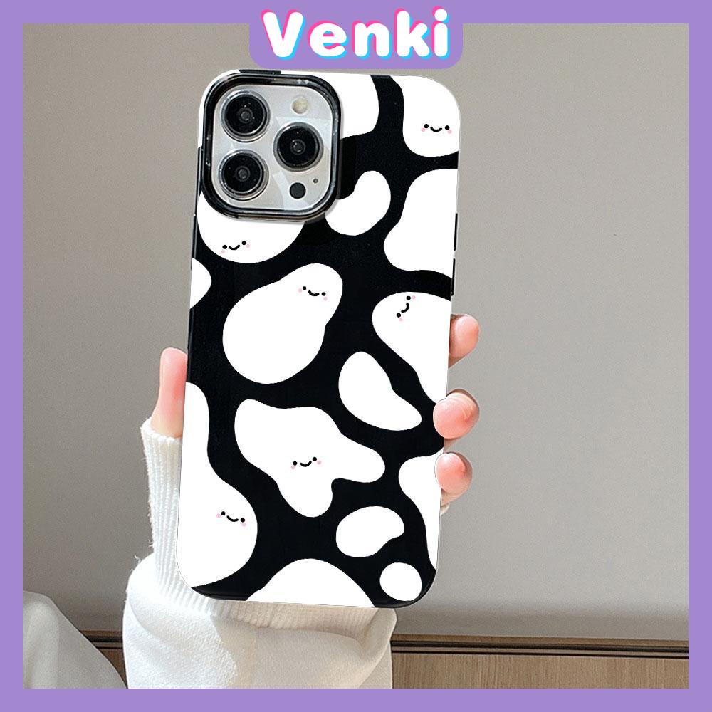 VENKI - For iPhone 11 iPhone Case Pink Glossy TPU Soft Case Shockproof Protection Camera Cute Cute Rabbit Compatible with iPhone 14 13 Pro max 12 Pro Max xr xs max 7Plus 8Plus