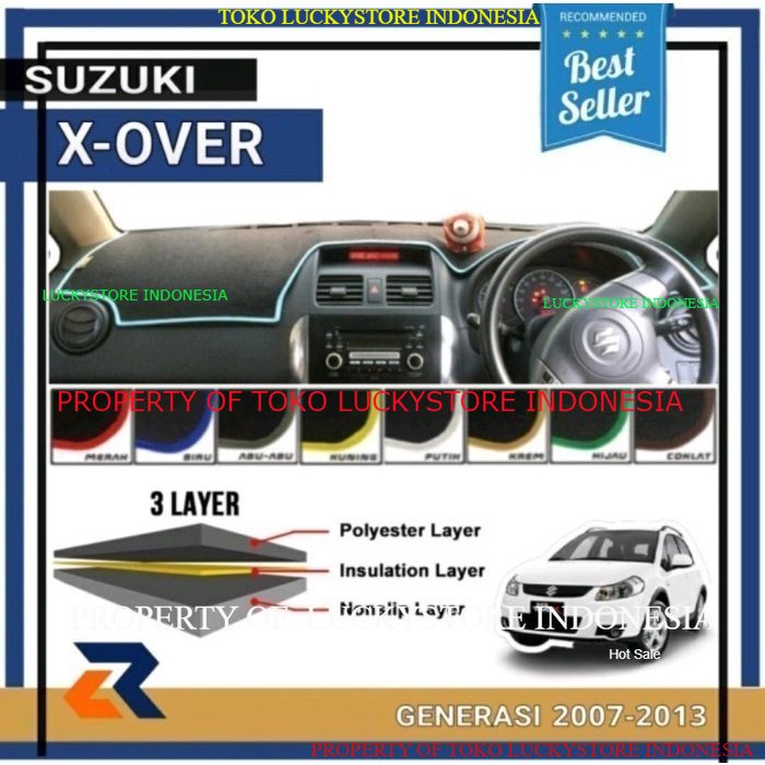 BUY 1 GET 7 | Alas Dashboard X-OVER/SX4 Tahun 2007-2013